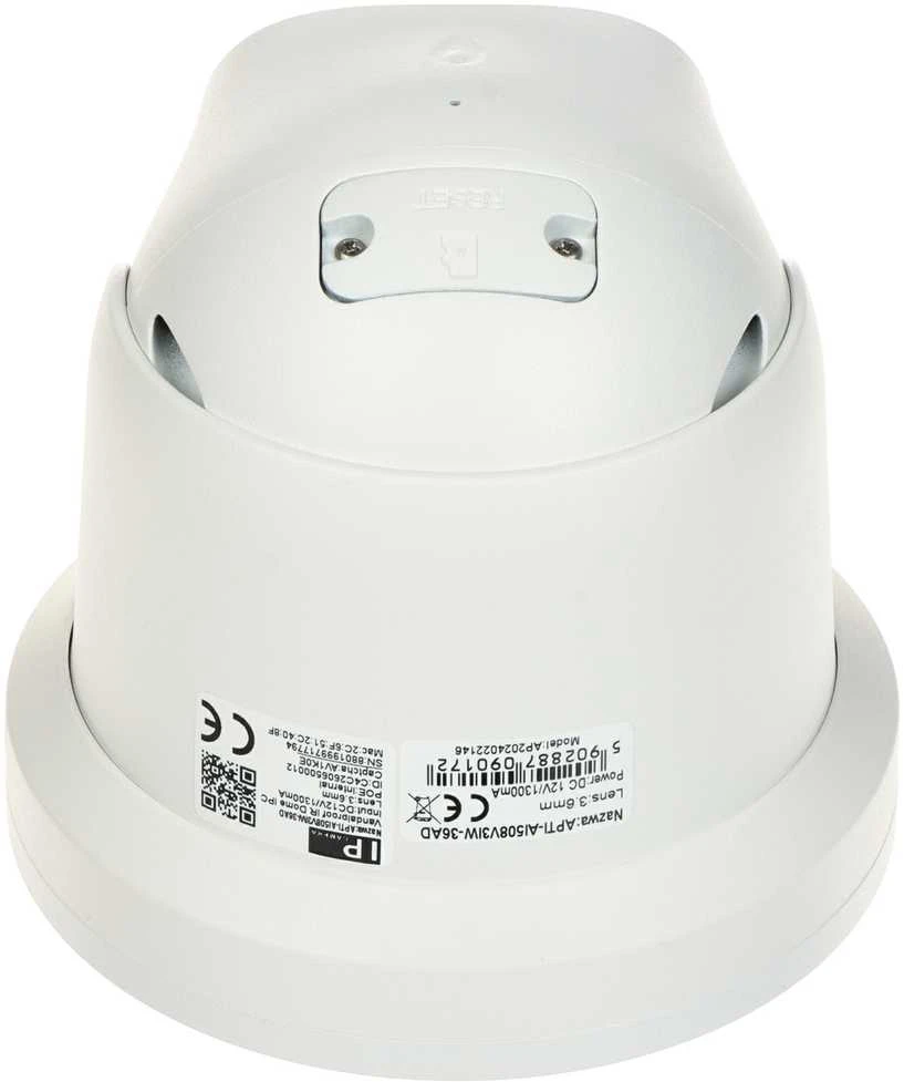 APTI-ITST KAMERA IP APTI-AI508V3IW-36AD išmanusis dvigubas apšvietimas, aktyvus atgrasymas – 5 Mpx 3,6 mm