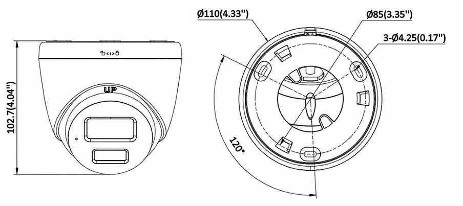 Hikvision DS-2CD1343G2-LIUF/SL 2.8mm PL