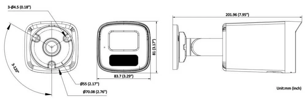 IP KAMERA DS-2CD1T47G2H-LIU(2.8MM) ColorVu - 4 Mpx Hikvision