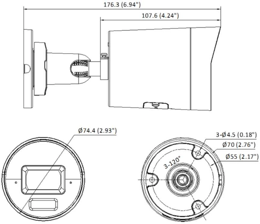 DS-2CD2043G2-LI(2.8mm) Kamera IP tubowa 4Mpx Hikvision