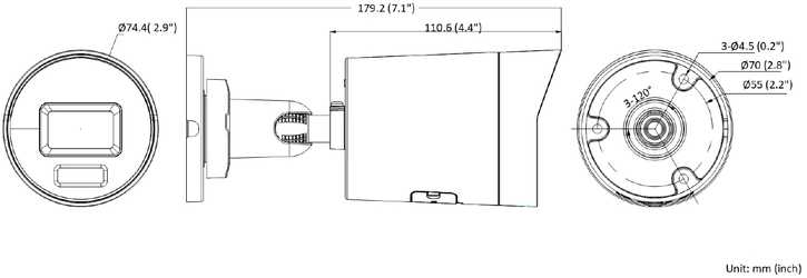 IP kamera DS-2CD2086G2H-IU(2.8MM)(EF)(Juodas)/PL AcuSense - 8.3 Mpx 4K UHD Hikvision