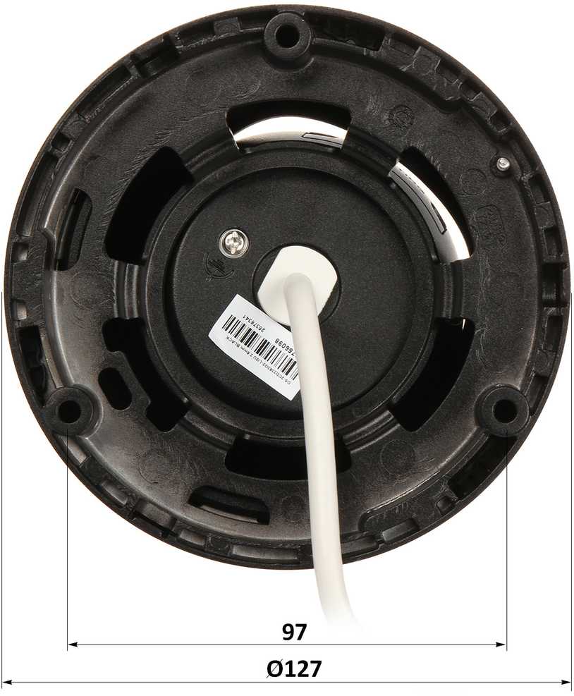 IP KAMERA DS-2CD2343G2-LI2U(2.8MM)(Juodas) Išmanusis hibridinis šviestuvas „AcuSense“ - 4 Mpx „Hikvision“