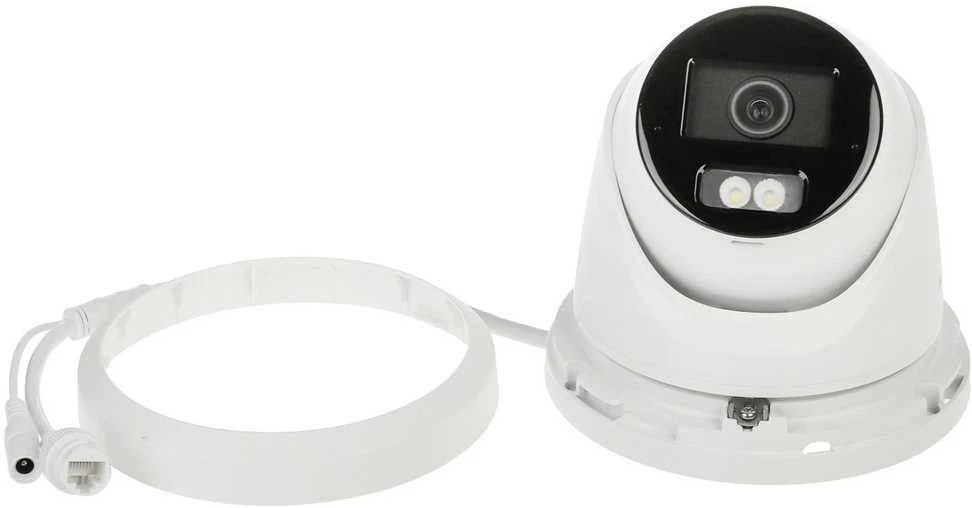 IP kamera Hikvision kupolinė DS-2CD2383G2-LI2U F2.8 (balta, 8 MP, 30 m IR+LED, „AcuSense“)