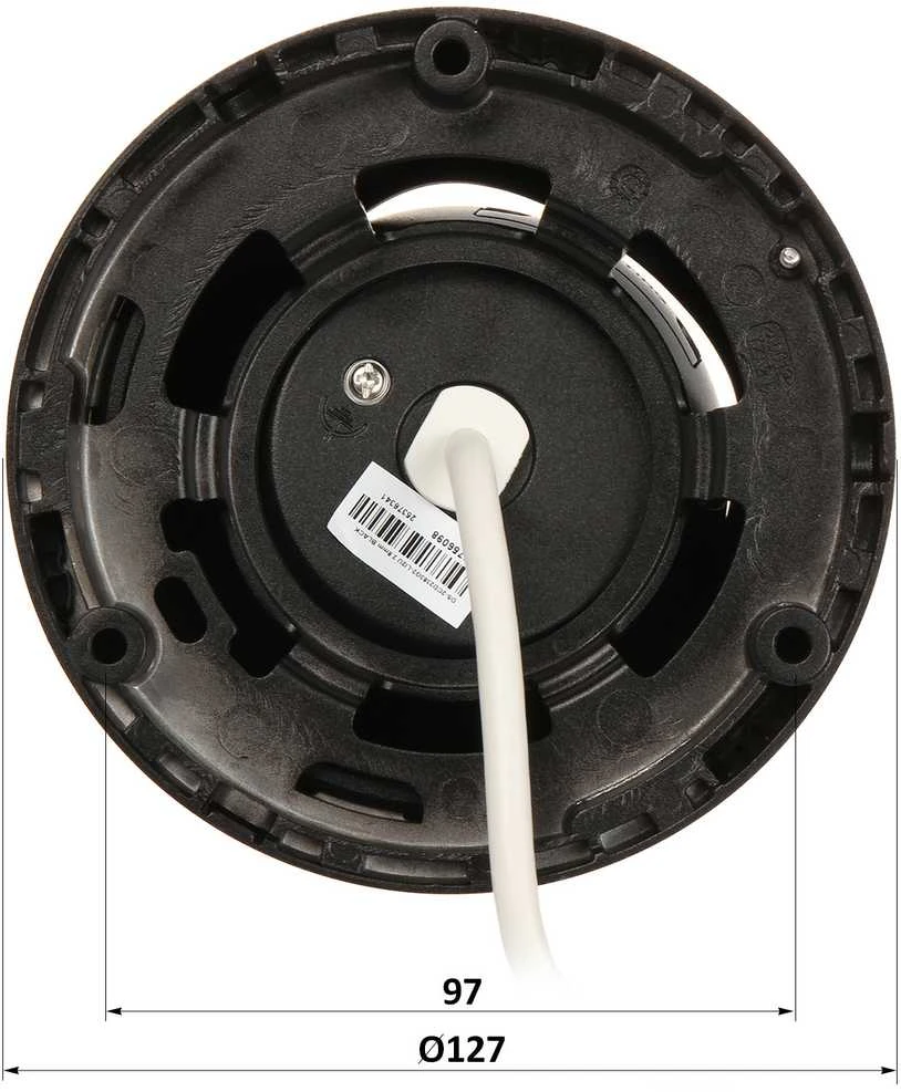 DS-2CD2383G2-LI2U(2.8mm)(Juodas) Kamera IP turret 8Mpx Hikvision