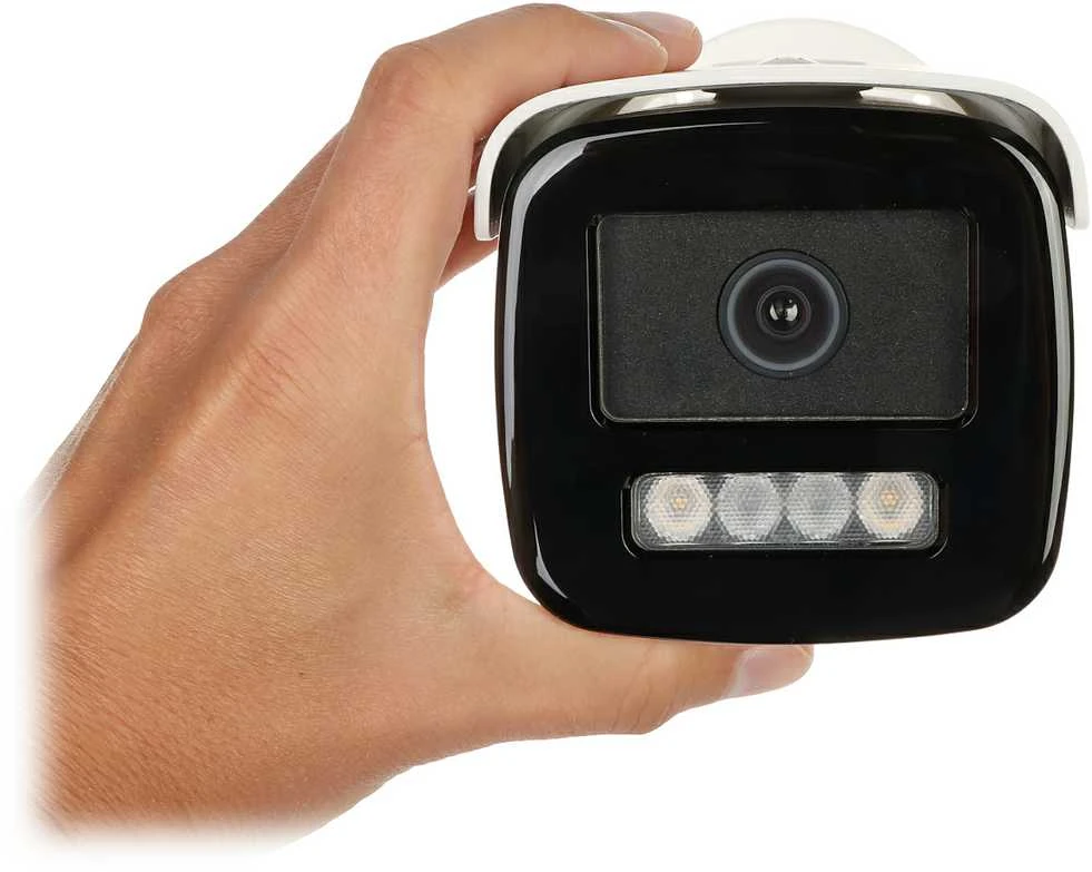 Hikvision bullet DS-2CD2T87G2H-LIeF F2.8 (balta, 8 MP, 60 m. IR; 60 m. LED, hibridinė šviesa)