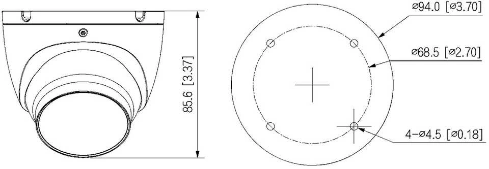 Dahua IPC-HDW1839T-A-IL-0280B-S6-Juodas