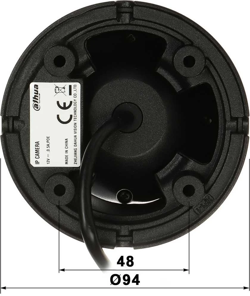 Dahua IPC-HDW1839T-A-IL-0280B-S6-Juodas