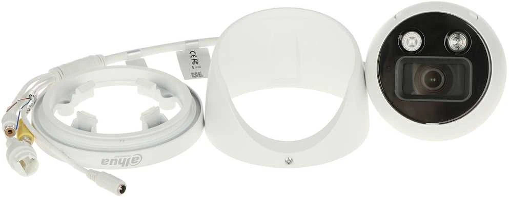 Dahua IP kamera HDW3549HP-AS-PV. 5MP FULL-COLOR. IR LED pašvietimas iki 30m. 2.8mm 97°. SMD, IVS