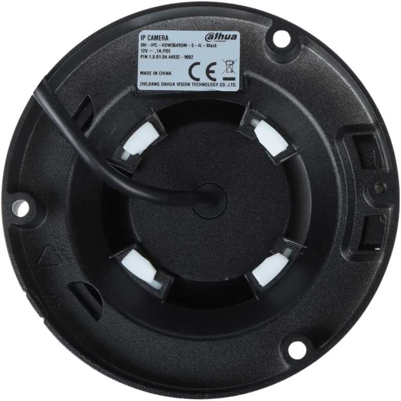 IP KAMERA IPC-HDW3649QM-S-IL-0280B-Juodas WizSense išmanioji dviguba šviesa - 6 Mpx 2.8 mm DAHUA