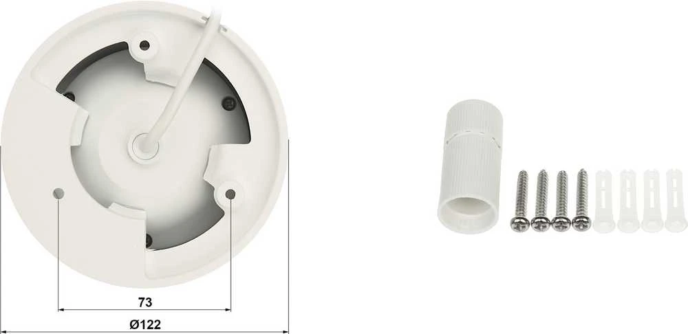 Dahua Technology Co IP kamera HDW3849H-ZAS-PV-S5. 8MP VISŲ SPALVŲ. IR+LED pašvietimas iki 50/40m, 2,7 mm–13,5 mm, PoE, SM