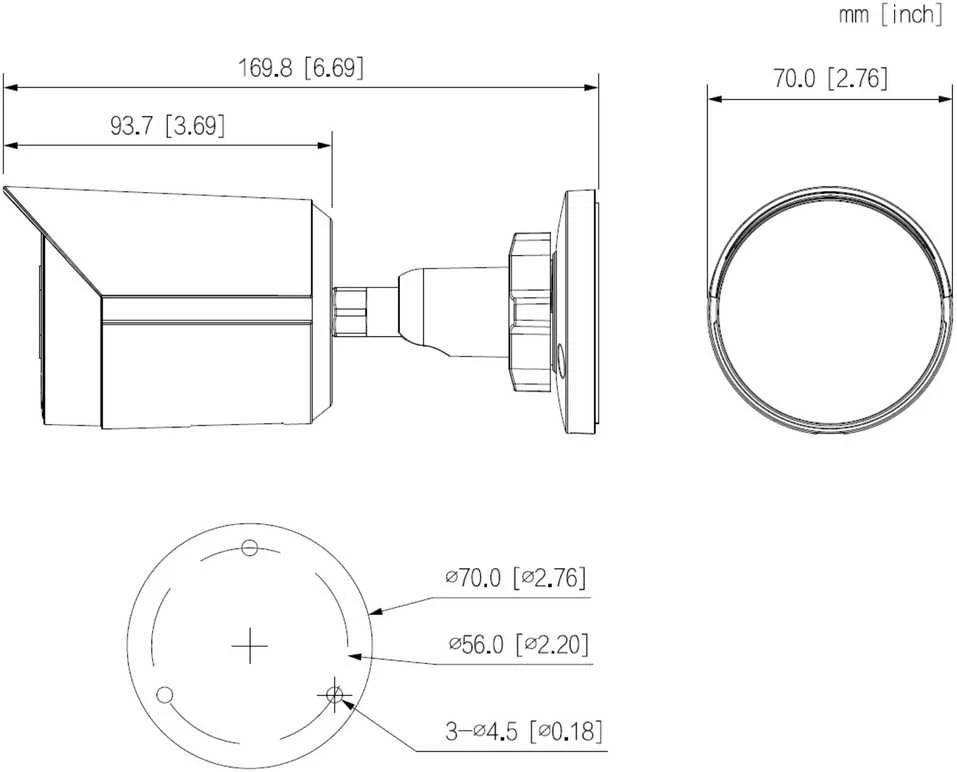 Dahua Technology IP KAMERA IPC-HFW2649S-S-IL-0280B Išmanusis dvigubas apšvietimas WizSense - 6 Mpx 2.8 mm DAHUA