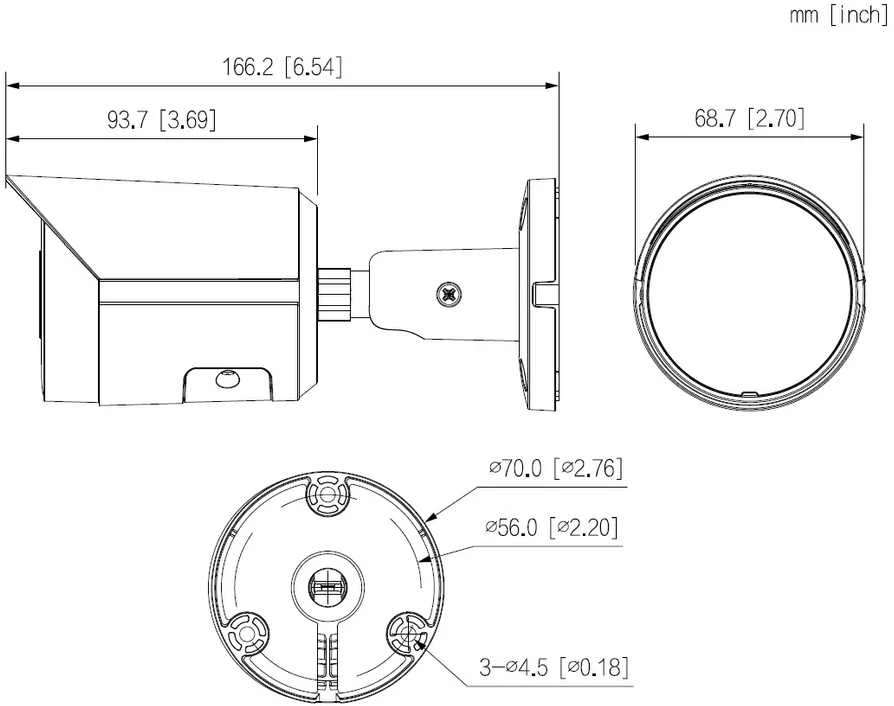 Dahua IPC-HFW2849S-S-IL-0280B-Juodas