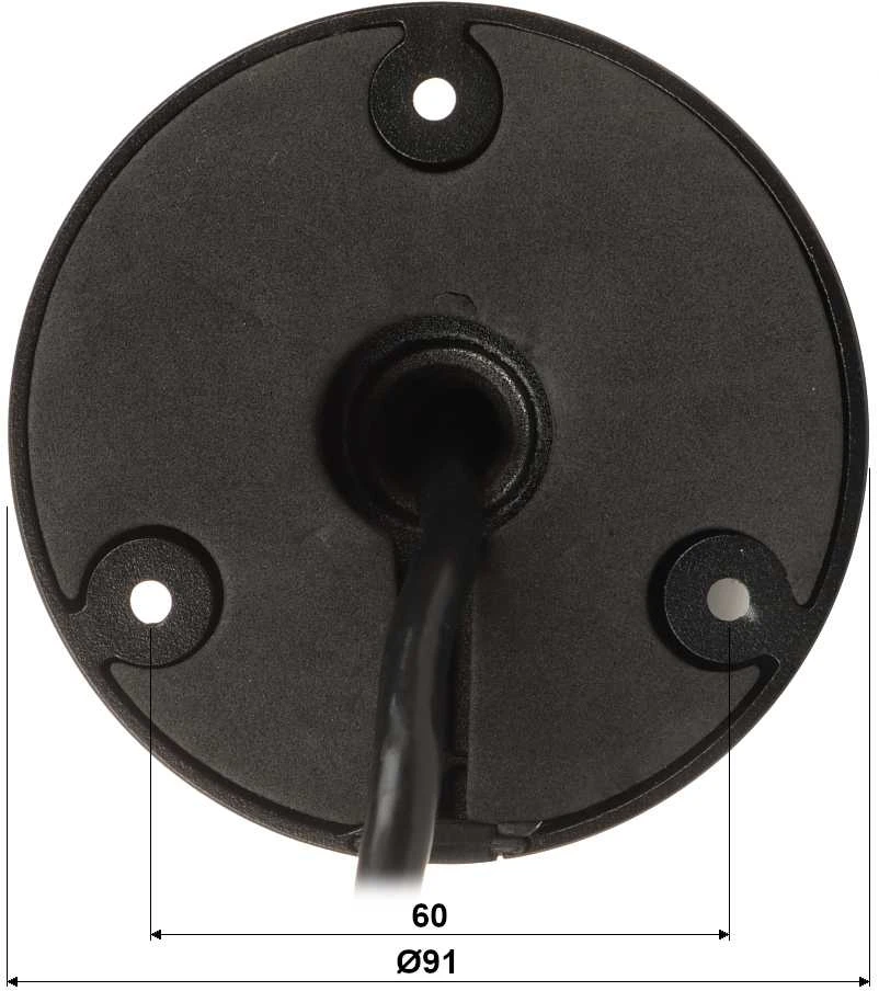 Dahua Technology FULL IP kamera HFW3849T1-AS-PV-S4 3.6 mm. 8MP spalvota. IR LED apšvietimas iki 30 m. SMD, IVS.