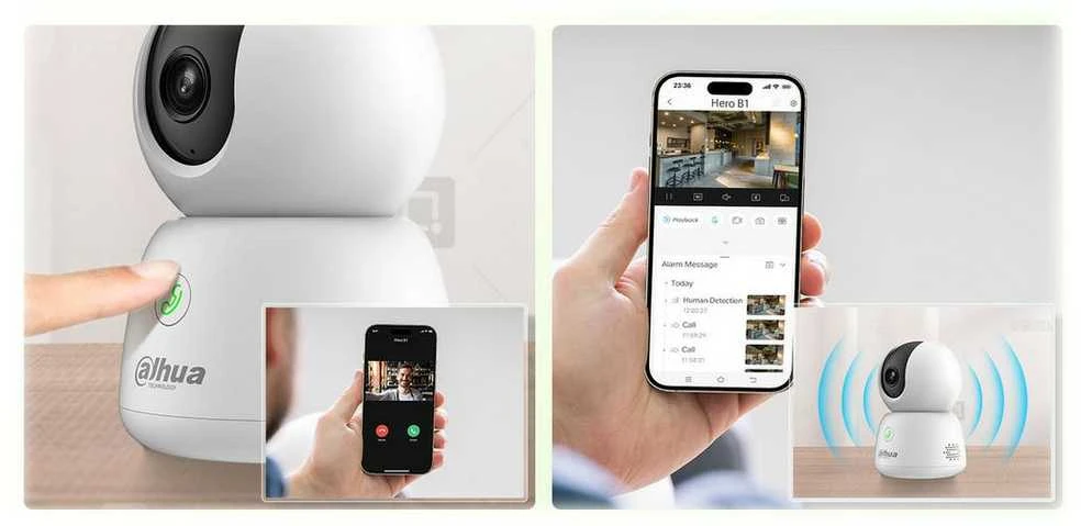 VIDINĖ IP KAMERA H3B Hero B1 Wi-Fi - 3 Mpx 3.6 mm DAHUA