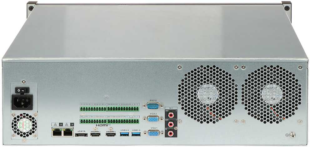 IP REGISTRATORIUS NVR5064-EI 64 KANALAI +eSATA WizSense DAHUA