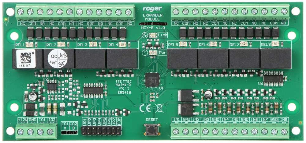 IŠĖJIMO/ĮĖJIMO PLĖTIKLIAI MCX8-BRD ROGER