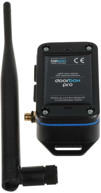BleBox doorbox PRO – durų ir vartų valdiklis 12–24 V AC/DC WiFi – Android / iOS programėlė