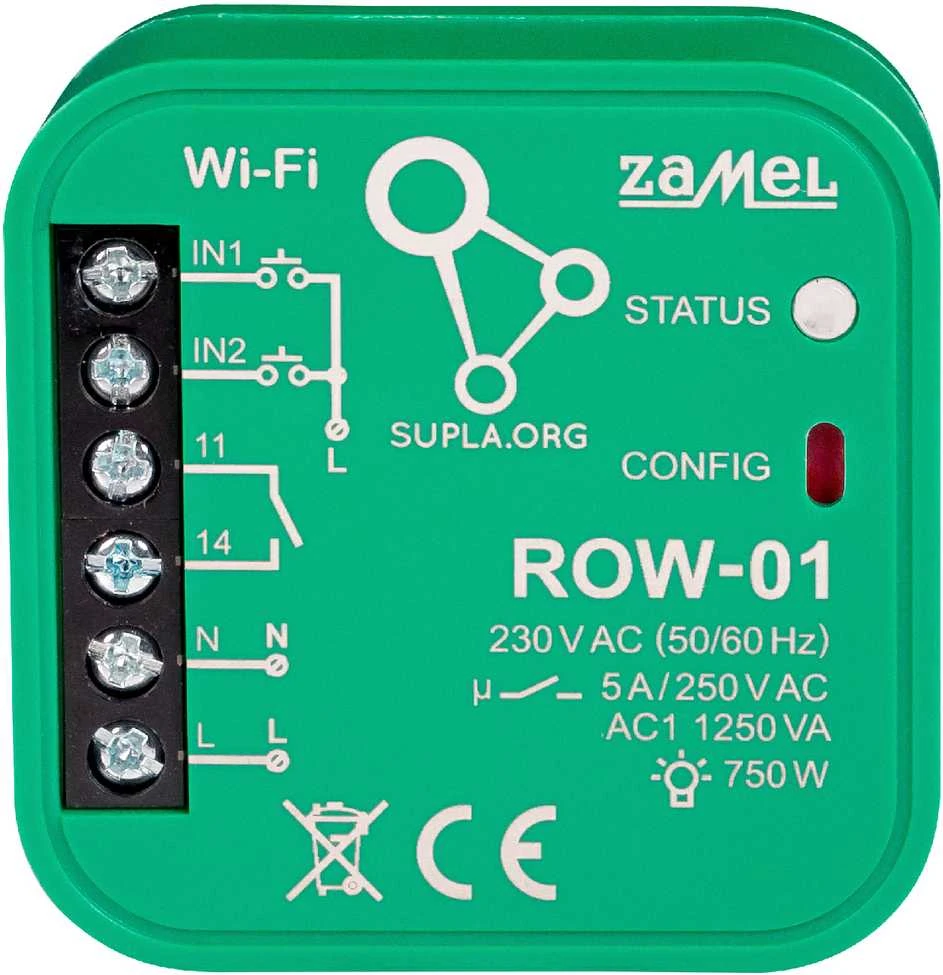Zamel Supla ROW-01 1x230V WiFi valdiklis