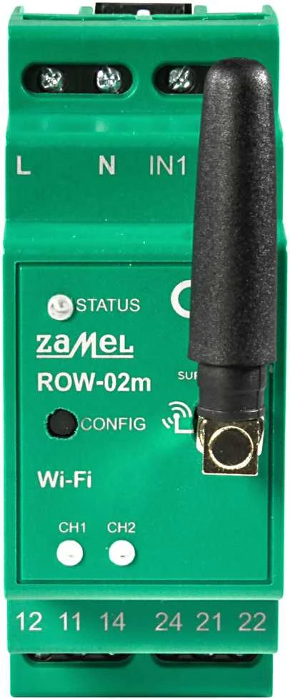 Zamel Supla ROW-02M 2x230V modulinis WiFi valdiklis