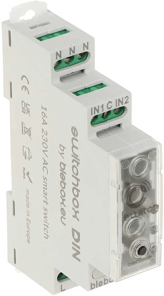 BleBox SwitchBox DIN - 230V WiFi relė - Android/iOS programėlė