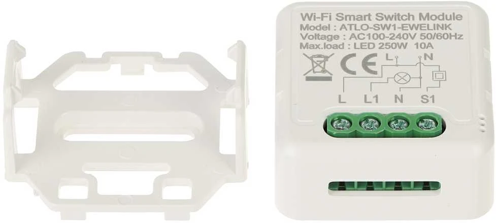 INTELIGENTNY STEROWNIK OŚWIETLENIA LED ATLO-SW1-EWELINK Wi-Fi, eWeLink