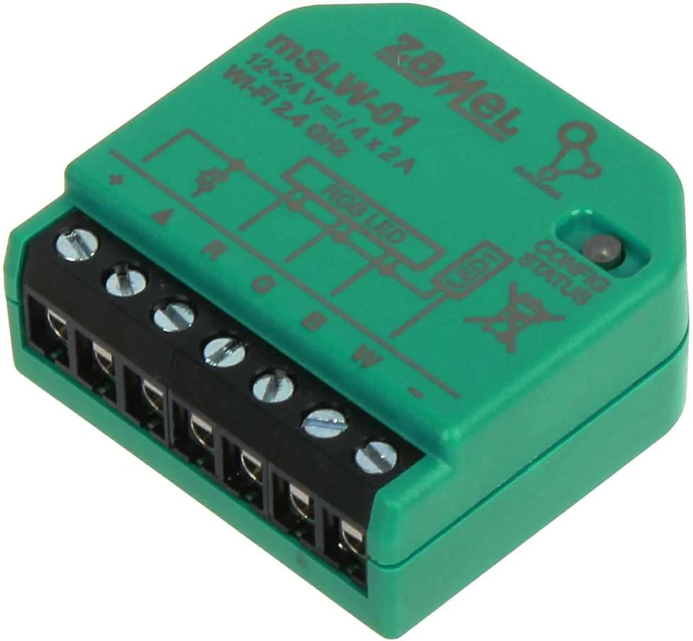 Zamel Supla mSLW-01 RGB LED WiFi valdiklis