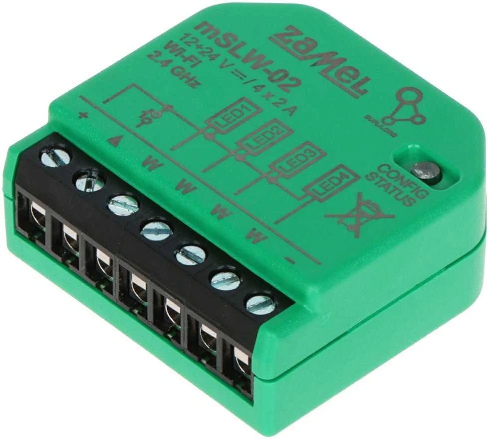 Zamel Supla mSLW-02 4xLED WiFi valdiklis