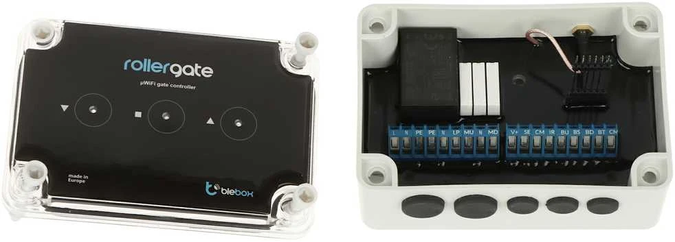 BleBox RollerGate - 230 V WiFi vartų valdiklis - Android / iOS