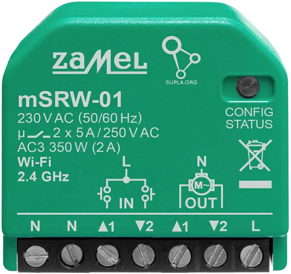 Zamel Supla Zamel mSRW-01 - WiFi roletų valdiklis - Android / iOS programa