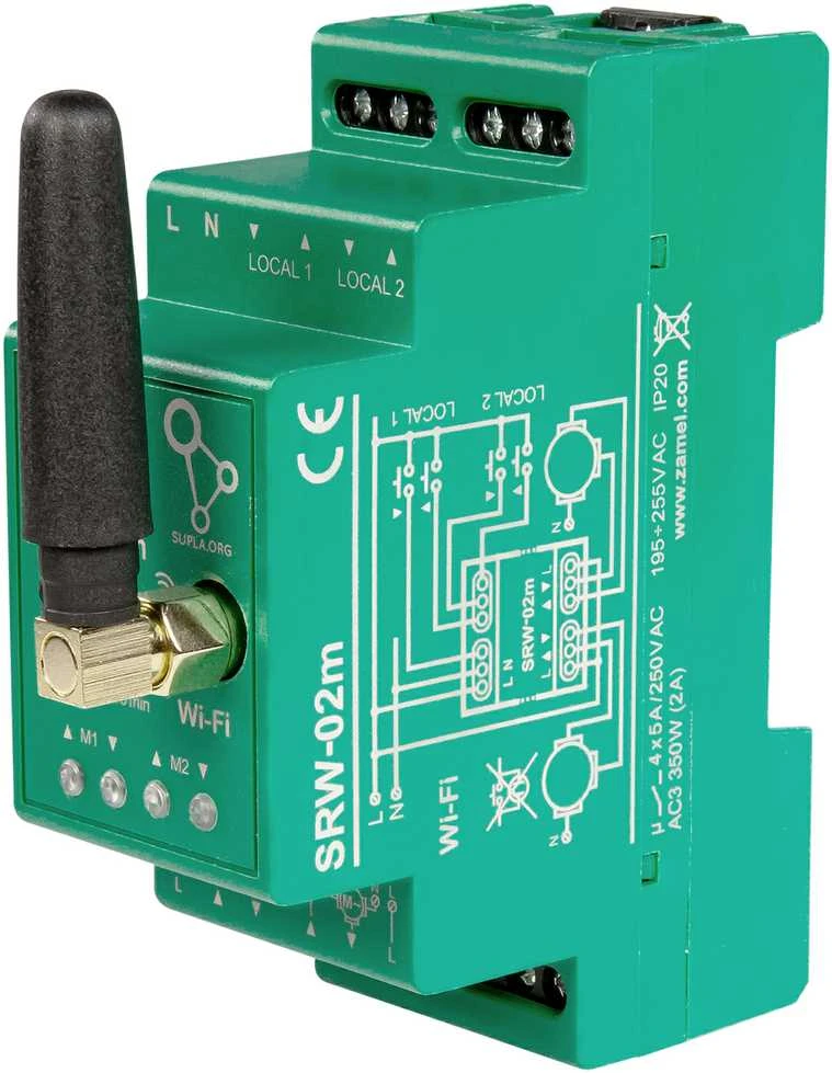 Zamel Supla SRW-02M modulinis žaliuzių WiFi valdiklis