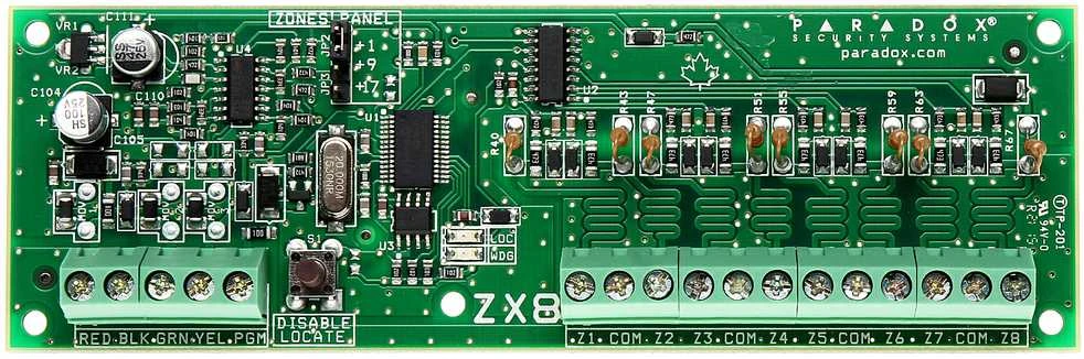 Paradox ZX8 įvesties išplėtimo modulis