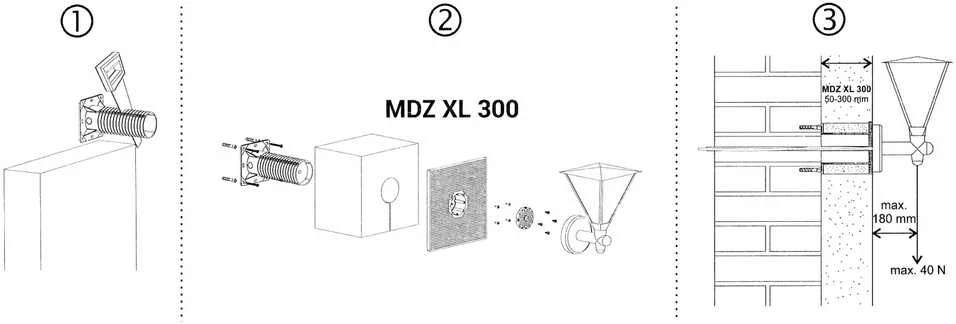 IZOLIACIJOS MONTAVIMO DĖŽUTĖ MDZ-XL-300-KB KOPOS