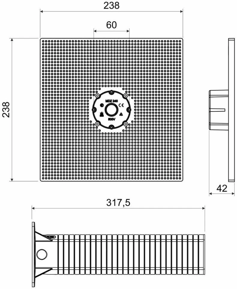IZOLIACIJOS MONTAVIMO DĖŽUTĖ MDZ-XL-300-KB KOPOS