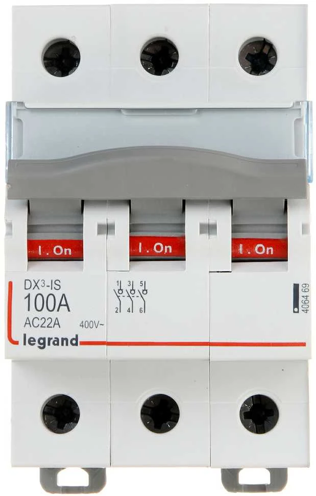 IZOLIUOJANTIS JUNGIKLIS LE-406469 TRIFAZIS 100 A LEGRAND