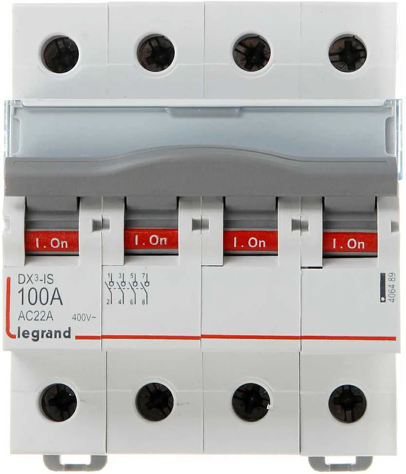 IZOLIUOJANTIS JUNGIKLIS LE-406489 TRIFAZIS 100 A LEGRAND