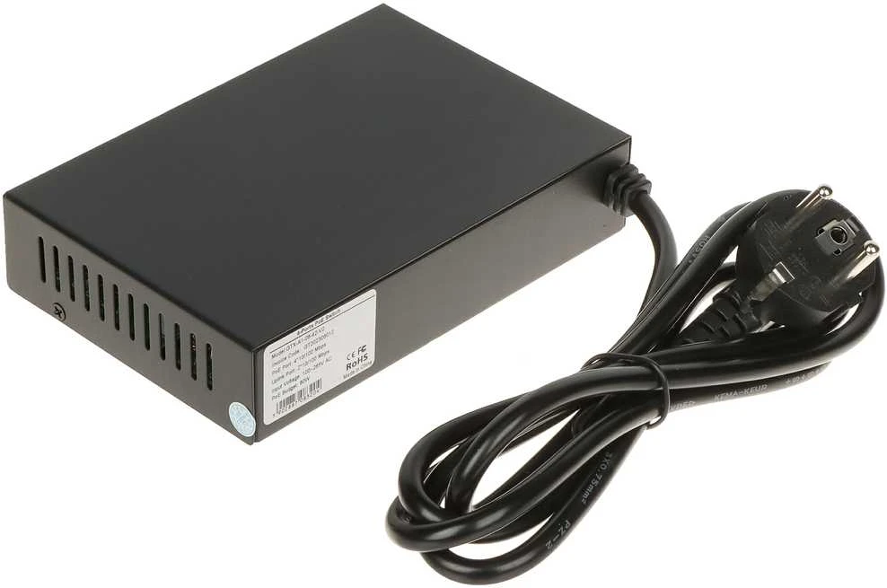 Šakotuvas Dahua Technology JUNGIKLIS POE GTX-A1-06-42-V2 4 PRIEVADŲ