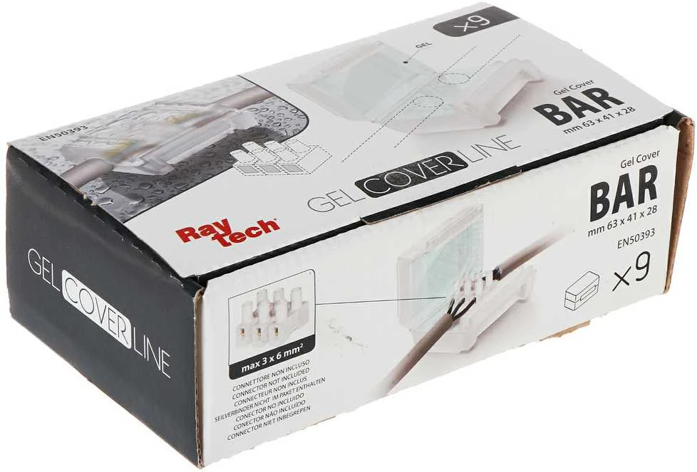 JUNGIMO DĖŽUTĖ GELBOX BAR-MP IP68 RayTech