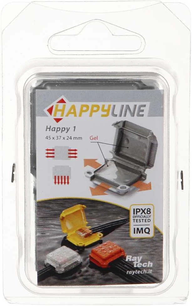 JUNGIMO DĖŽUTĖ GELBOX HAPPY-1 IP68 RayTech