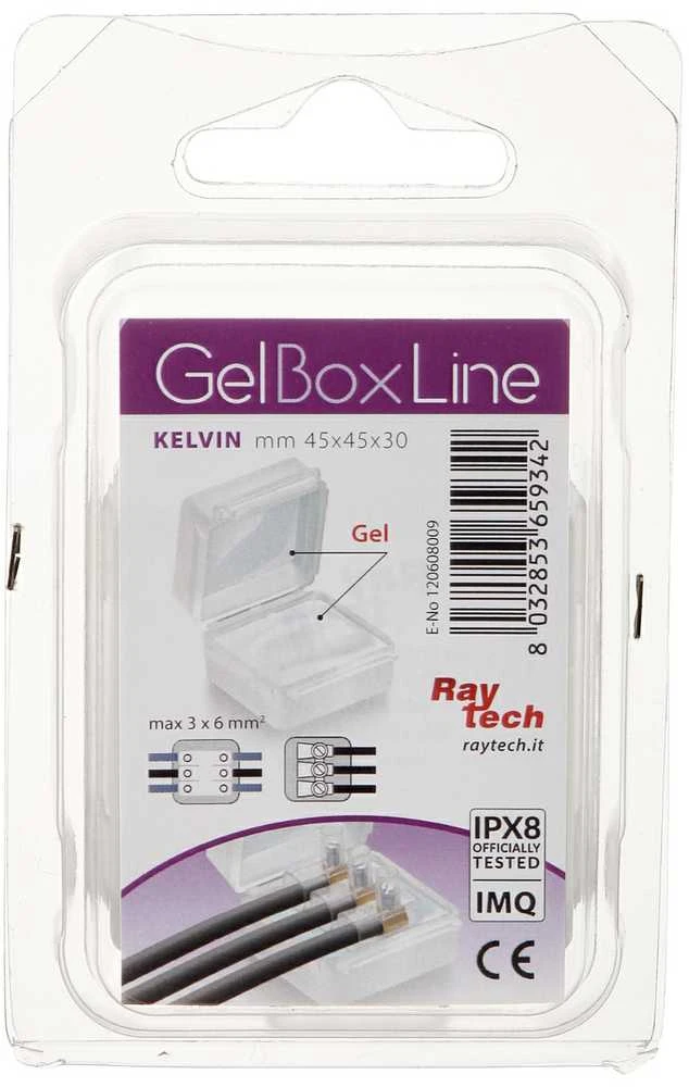 JUNGIMO DĖŽUTĖ GELBOX KELVIN IP68 RayTech