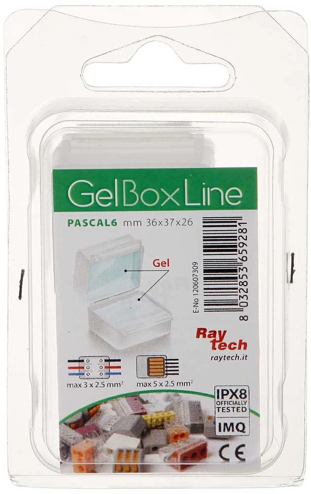 JUNGIMO DĖŽUTĖ GELBOX PASCAL-6 IP68 RayTech