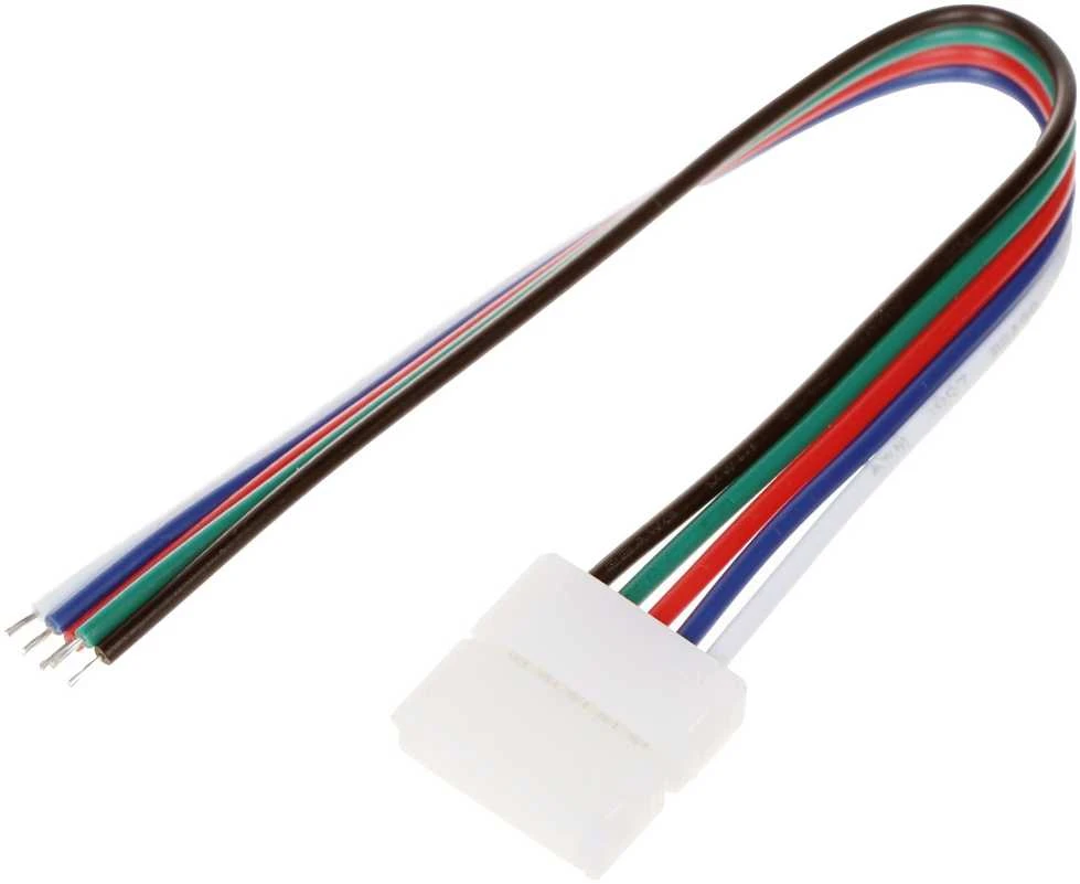 Orno Złączka RGBW LED jungtis 12 mm, vienpusė, su laidu