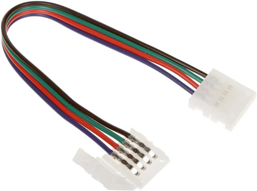 Orno Złączka RGB LED jungtis 10 mm, dvipusė, su laidu
