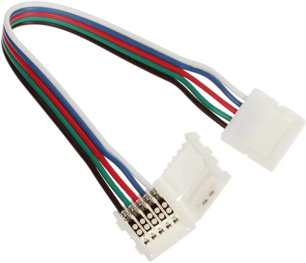 Orno Złączka RGBW LED jungtis 12 mm, dvipusė, su laidu