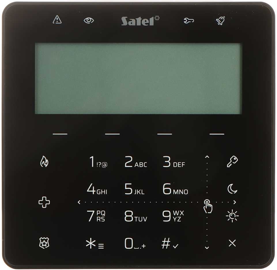 KEYPAD LCD SENSORIC / INTEGRA INT-KSG2R-B SATEL, modelis - INT-KSG2R-B ...