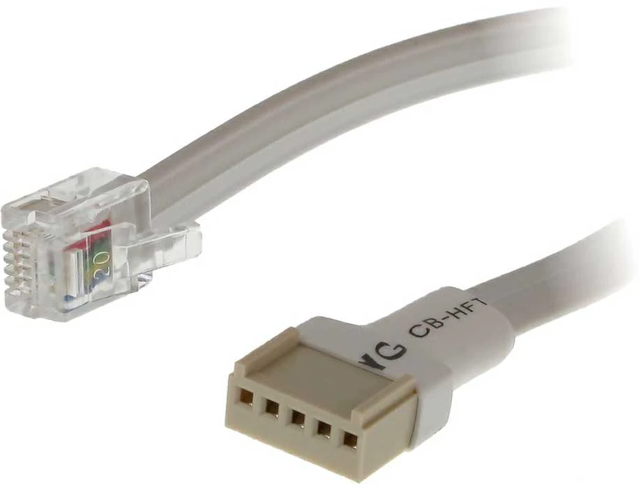 Satel kabelis RJ ir 5-pin jungtimis