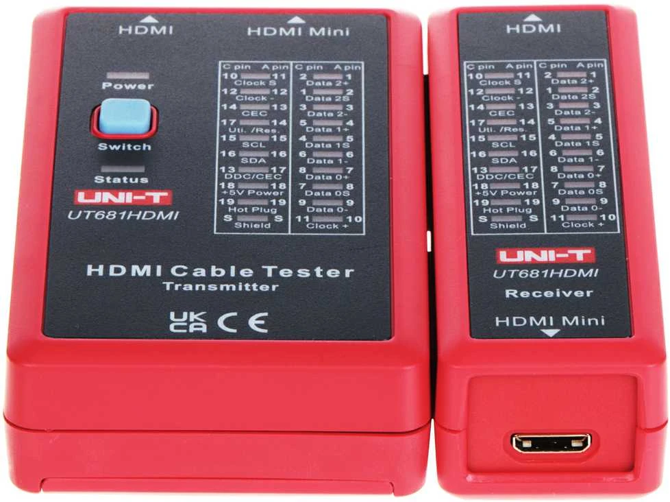 Kabelių testeris Uni-T UT681HDMI