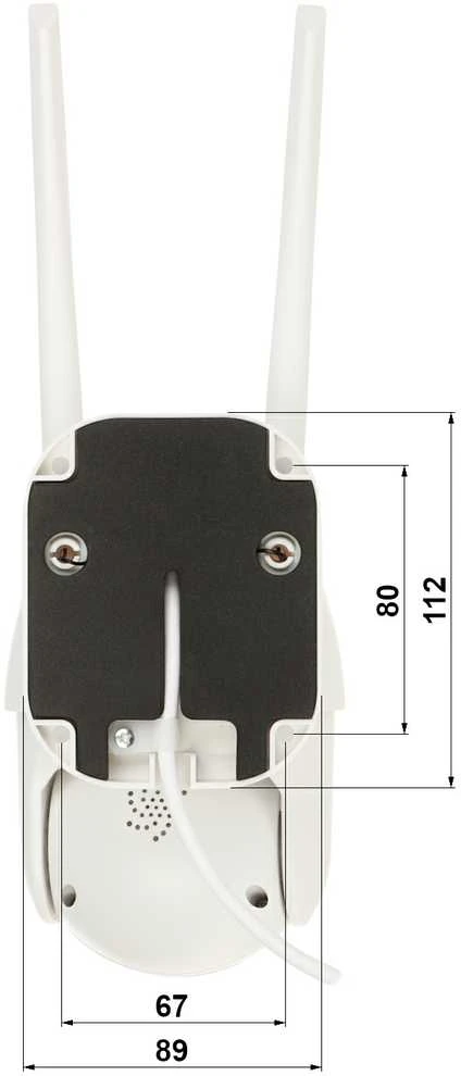 APTI-ITST KAMERA IP ROTACINĖ VIDINĖ APTI-W31S2-TUYA Tuya Smart Wi-Fi, - 3 Mpx 3.6 mm