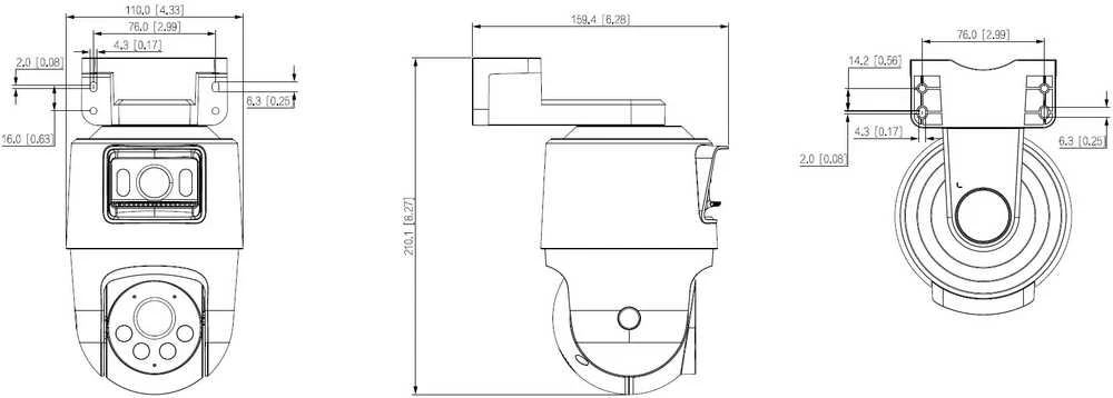 Dahua Kamera DAHUA SDT2A200-2F-NB-A-PV IP CAMERA