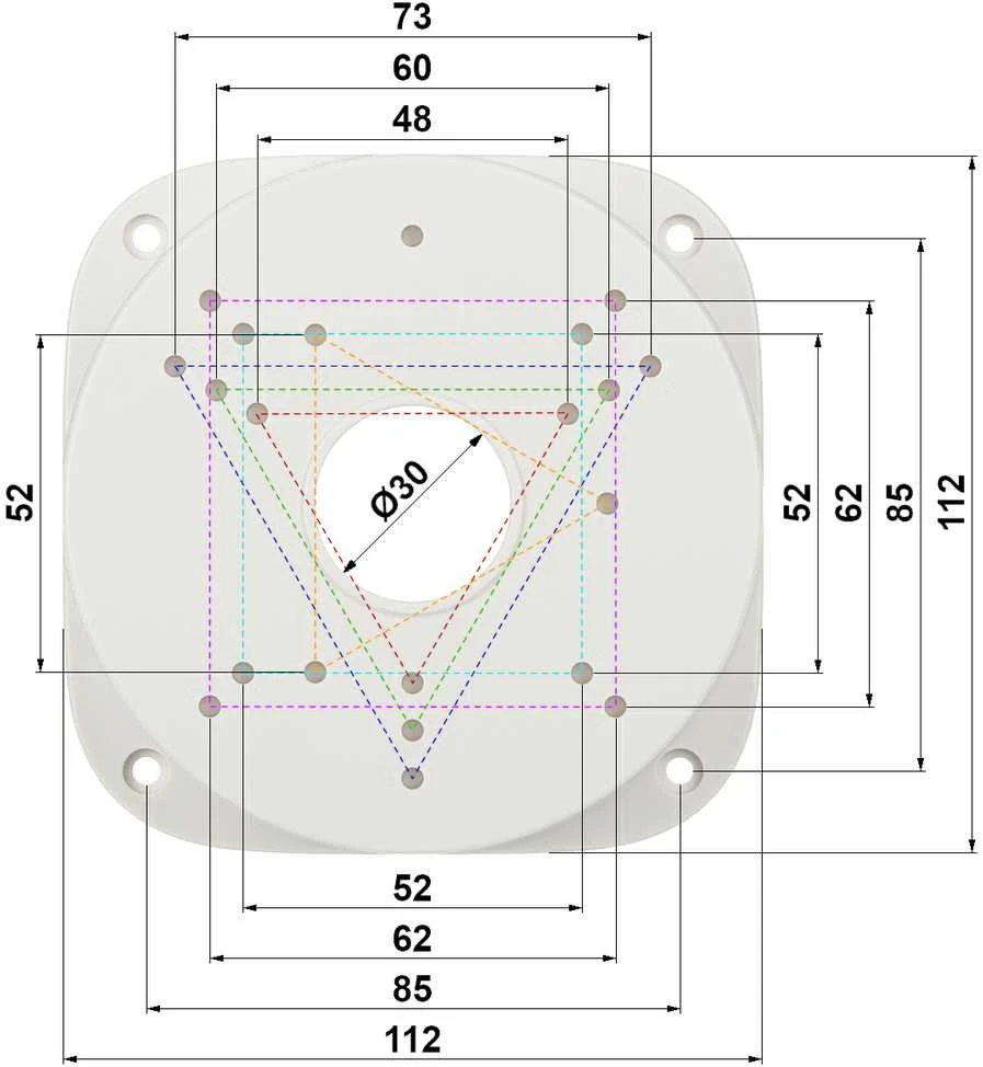 Delta TST UCHWYT KAMERY BD-PC115