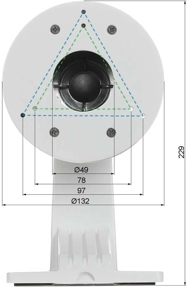 Sieninis laikiklis Hikvision DS-1273ZJ-130-TRL